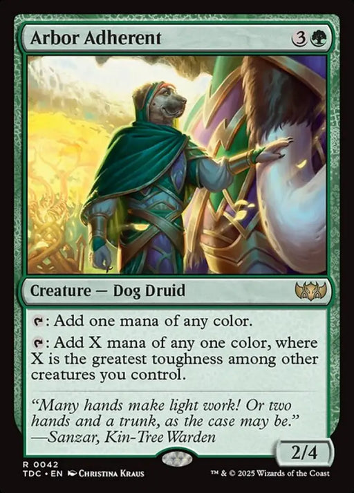 Arbor Adherent (42) [Tarkir: Dragonstorm Commander]