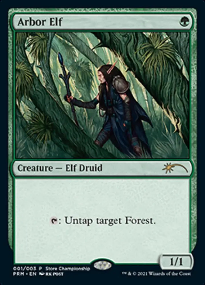 Arbor Elf [Wizards Play Network 2021] - MTG Single