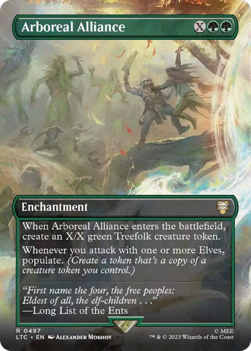 Arboreal Alliance (Borderless) [The Lord of the Rings: Tales of Middle-Earth Commander] - MTG Single