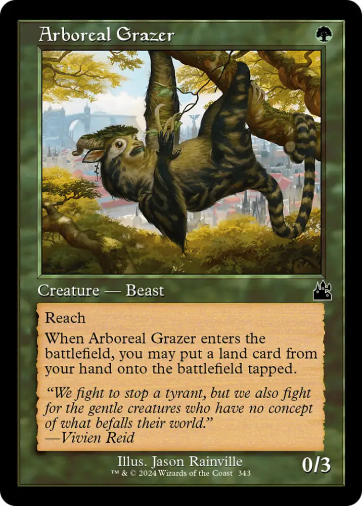 Arboreal Grazer (Retro Frame) [Ravnica Remastered] - MTG Single