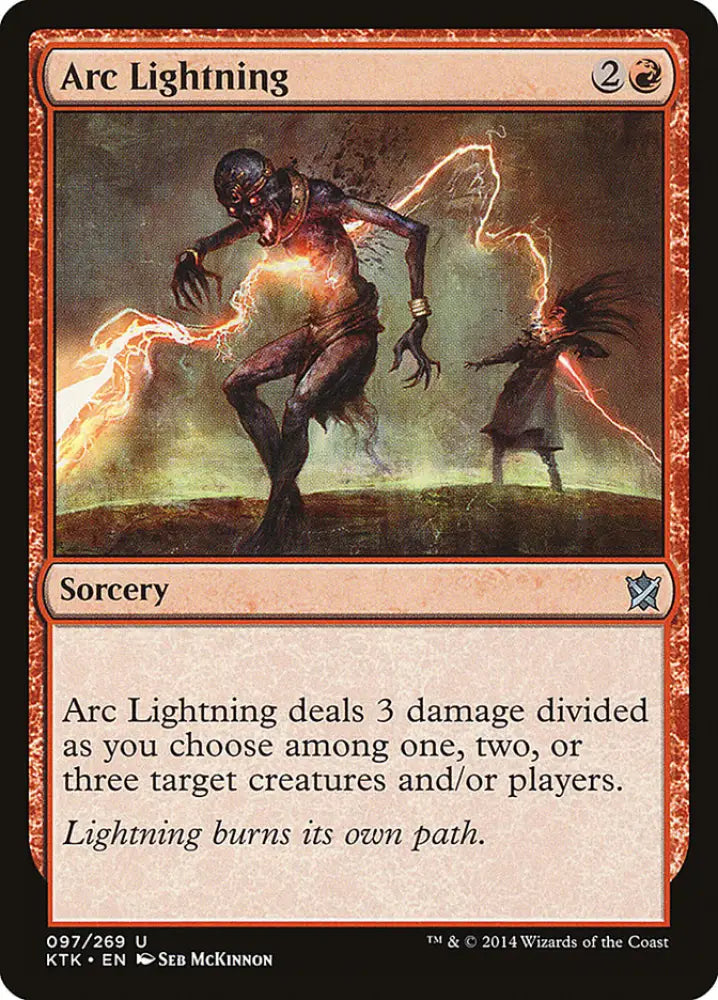 Arc Lightning [Khans of Tarkir] - MTG Single
