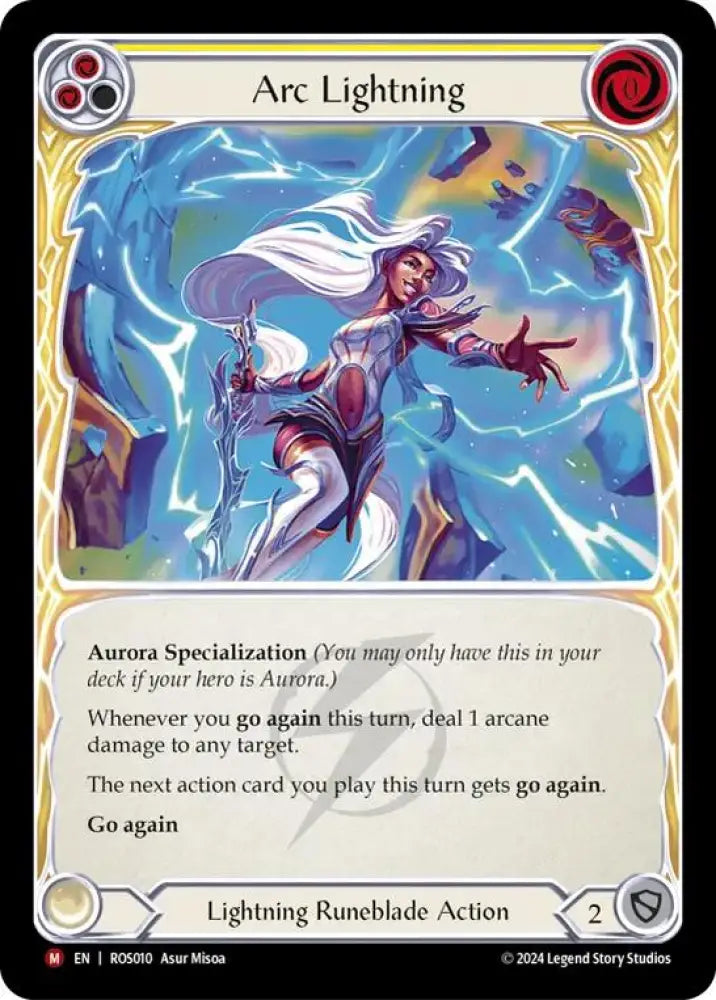 Arc Lightning [Rosetta] Rainbow Foil - Flesh And Blood Single