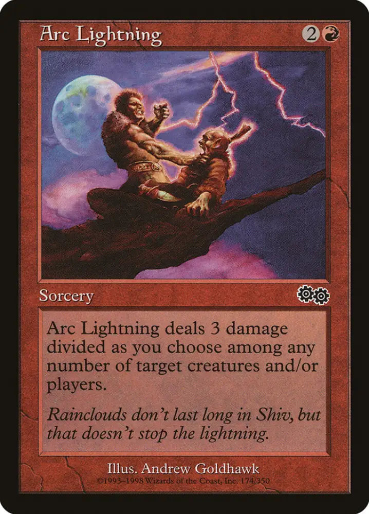 Arc Lightning [Urza’s Saga] - MTG Single