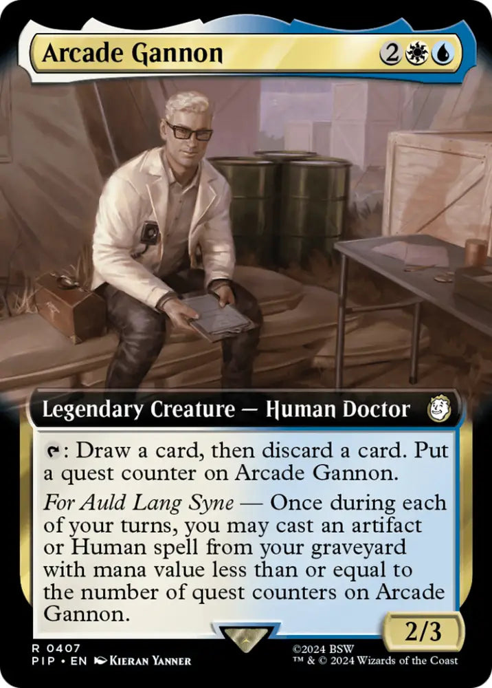 Arcade Gannon (Extended Art) [Fallout] - MTG Single