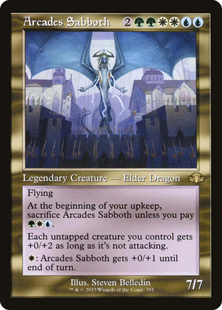 Arcades Sabboth (Retro) [Dominaria Remastered] - MTG Single