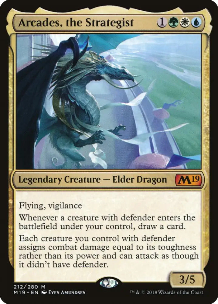 Arcades the Strategist [Core Set 2019] - MTG Single