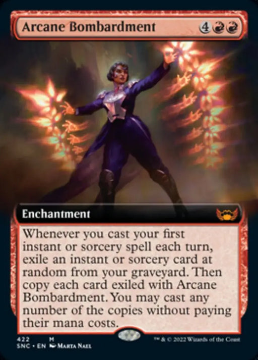 Arcane Bombardment (Extended Art) [Streets of New Capenna] - MTG Single