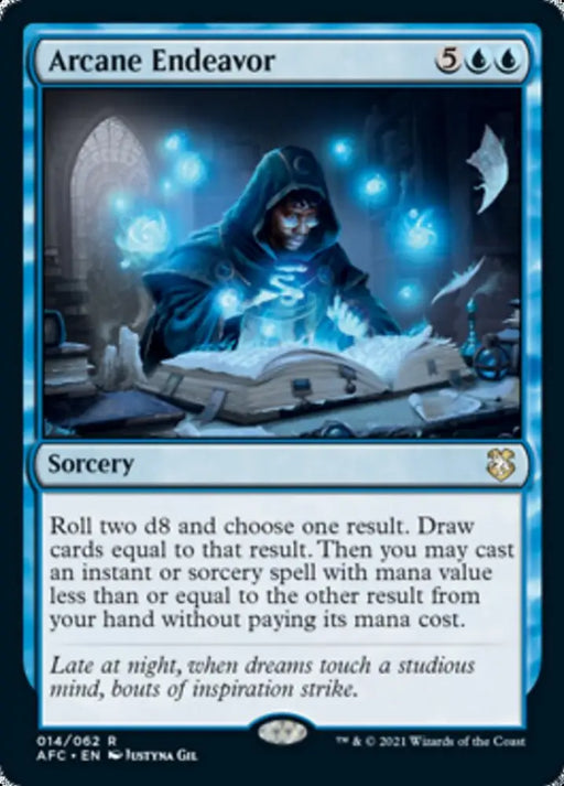 Arcane Endeavor [Dungeons & Dragons: Adventures in the Forgotten Realms Commander] - MTG Single