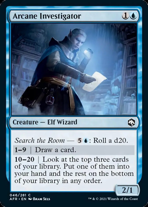 Arcane Investigator [Dungeons & Dragons: Adventures in the Forgotten Realms] - MTG Single