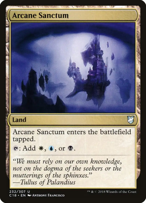 Arcane Sanctum [Commander 2018] - MTG Single