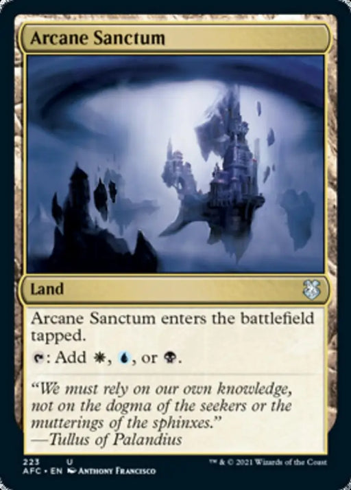 Arcane Sanctum [Dungeons & Dragons: Adventures in the Forgotten Realms Commander] - MTG Single