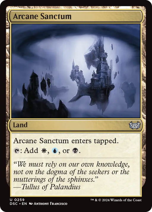Arcane Sanctum [Duskmourn: House of Horror Commander] - MTG Single