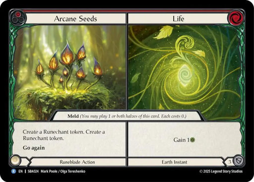 Arcane Seeds // Life (SBA024) [Silver Age Chapter 3]