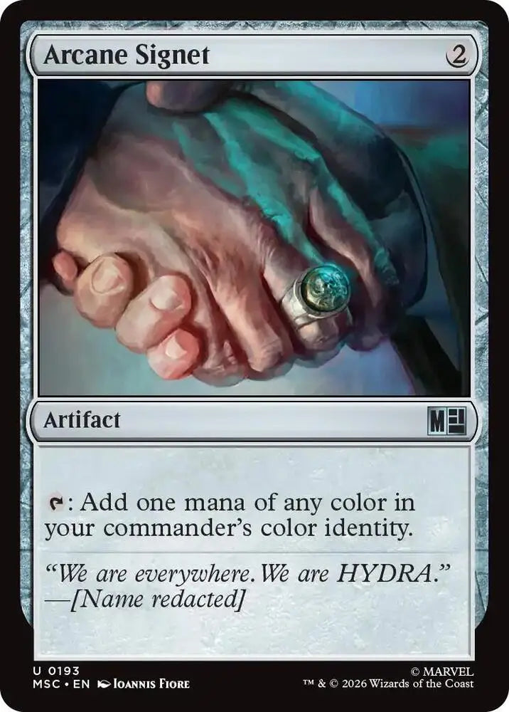 Arcane Signet (0193) (Surge Foil) [Marvel Super Heroes Commander]