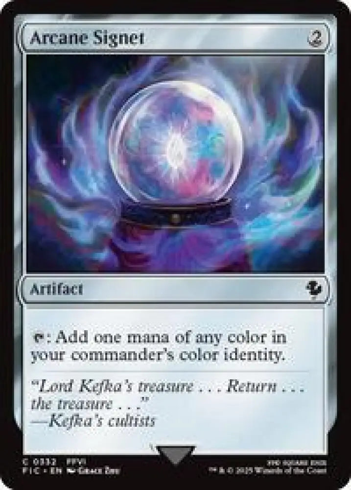 Arcane Signet (0332) (Surge Foil) (332) [Final Fantasy Commander]