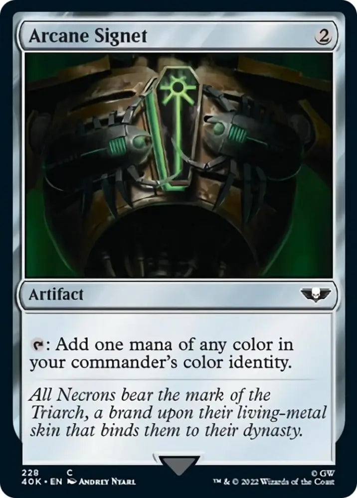 Arcane Signet (228) [Warhammer 40,000] - MTG Single