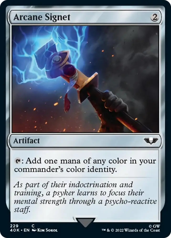 Arcane Signet (229) [Warhammer 40,000] - MTG Single
