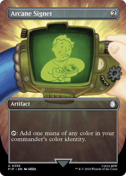 Arcane Signet (Borderless) [Fallout] - MTG Single
