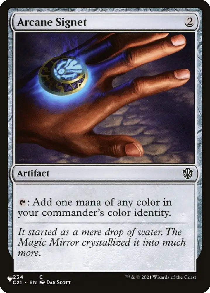 Arcane Signet [Secret Lair: Heads I Win Tails You Lose] - MTG Single