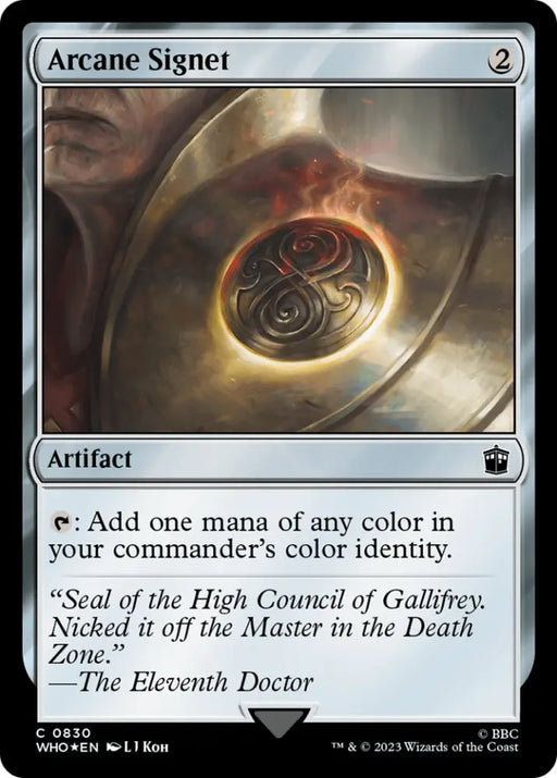 Arcane Signet (Surge Foil) [Doctor Who] - MTG Single