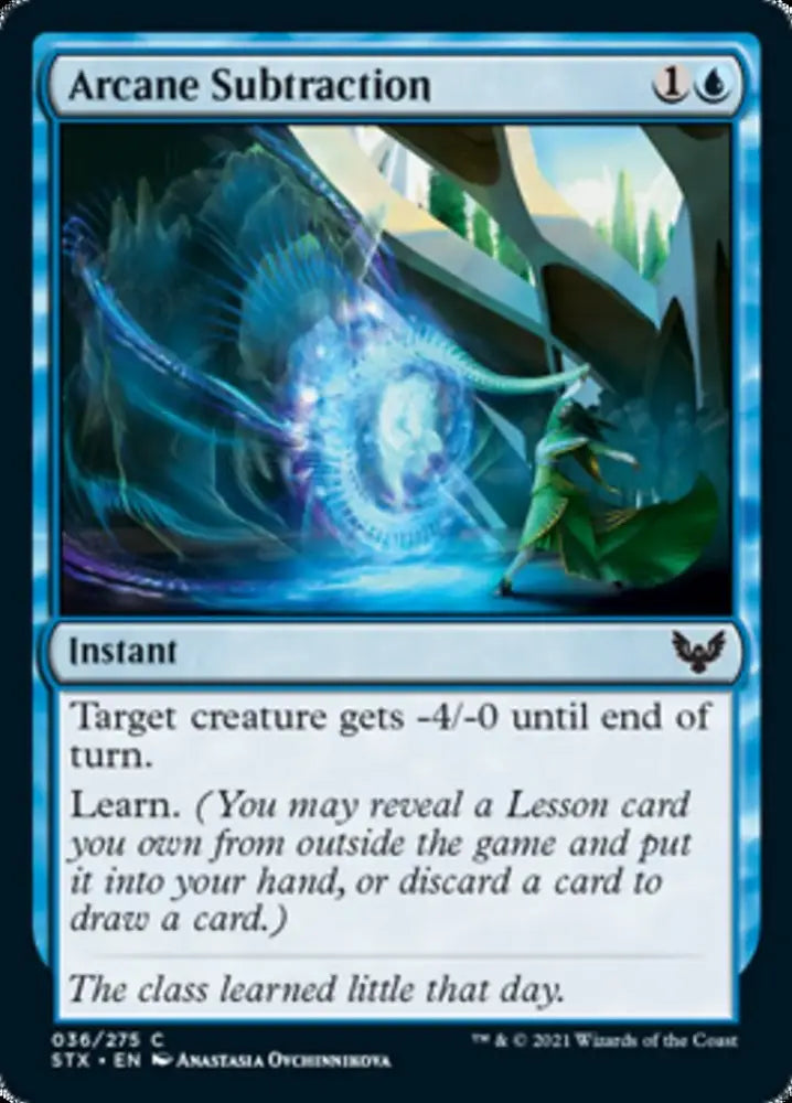 Arcane Subtraction [Strixhaven: School of Mages] - MTG Single