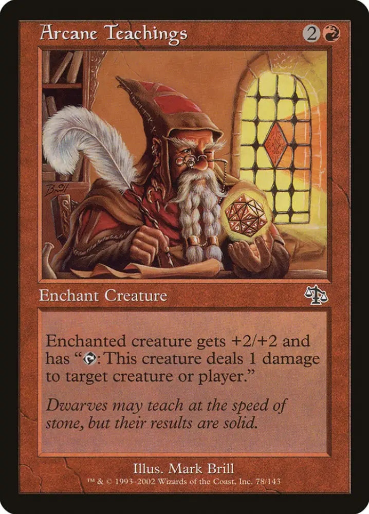 Arcane Teachings [Judgment] - MTG Single