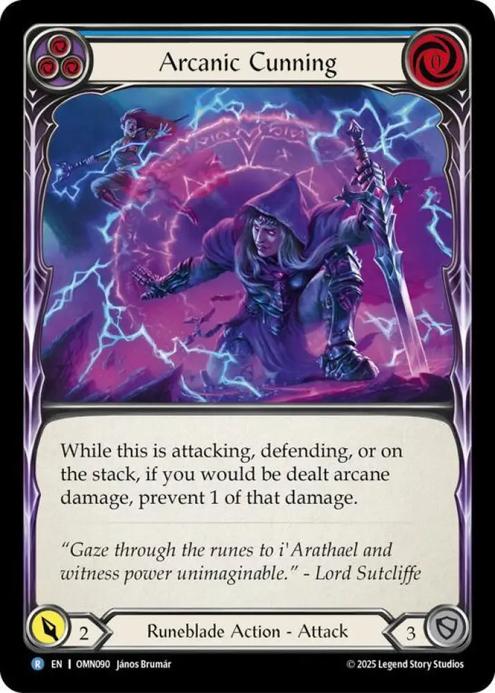 Arcanic Cunning (Blue) (OMN090) [Omens of the Third Age]