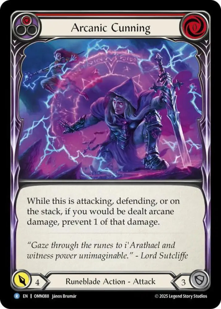 Arcanic Cunning (Red) (OMN088) [Omens of the Third Age]