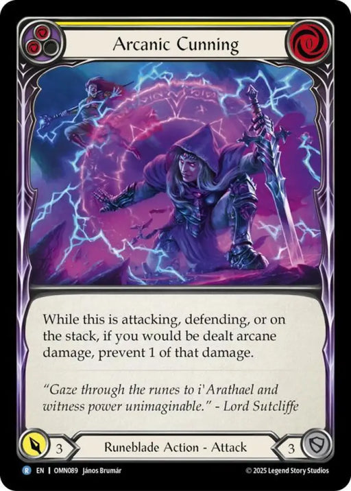 Arcanic Cunning (Yellow) (OMN089) [Omens of the Third Age]