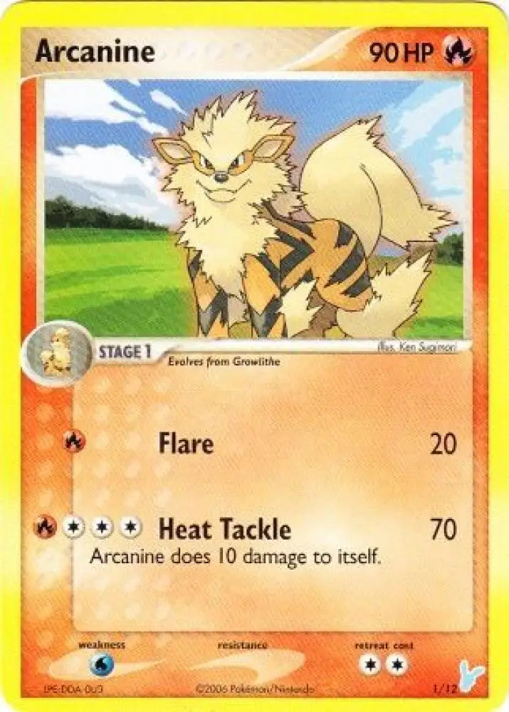 Arcanine (1/12) [EX: Trainer Kit 2 - Minun] - Pokemon Single