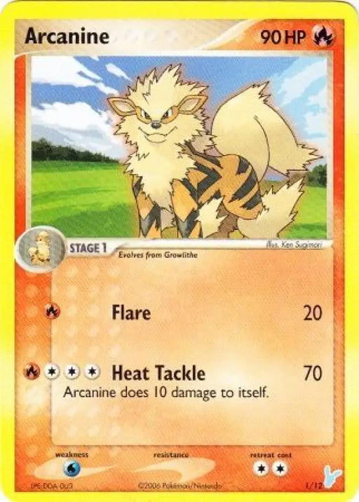 Arcanine (1/12) [EX: Trainer Kit 2 - Minun] - Pokemon Single