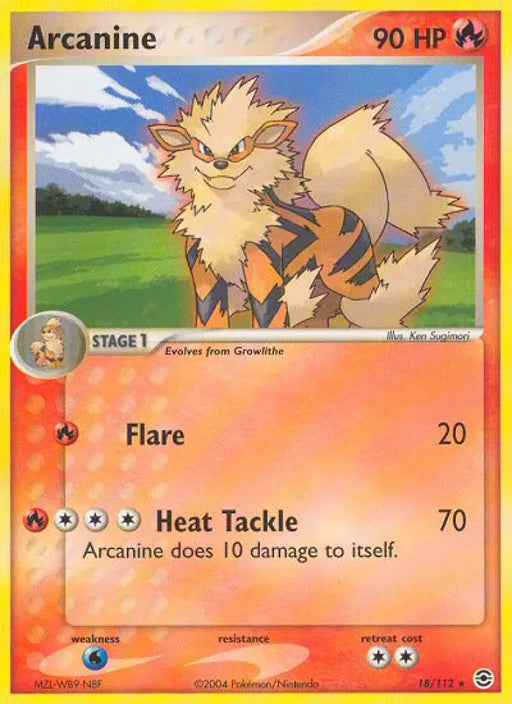 Arcanine (18/112) [EX: FireRed & LeafGreen] - Pokemon Single