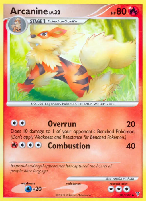 Arcanine (50/147) [Platinum: Supreme Victors] - Pokemon Single