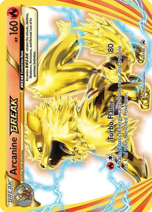 Arcanine BREAK (XY180) [XY: Black Star Promos] - Pokemon Single