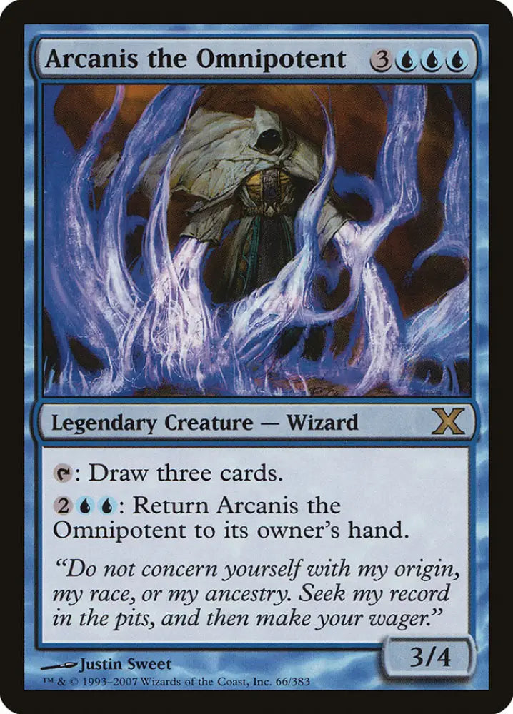 Arcanis the Omnipotent [Tenth Edition] - MTG Single