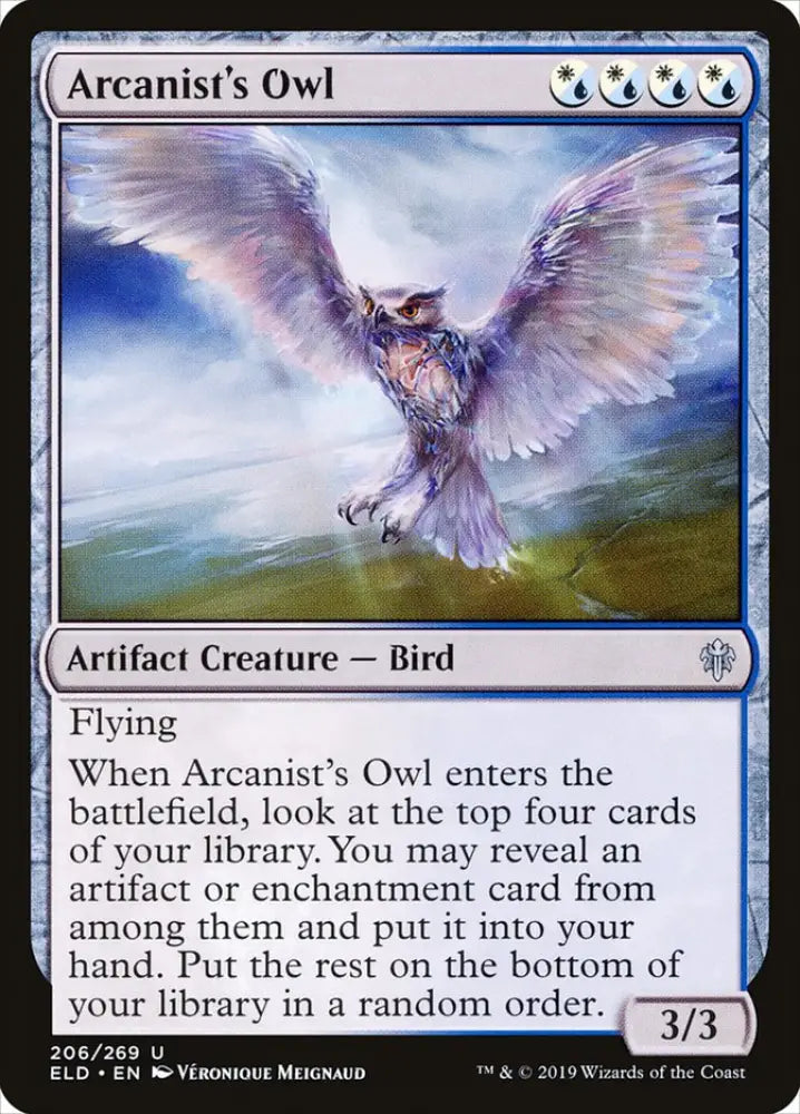Arcanist’s Owl [Throne of Eldraine] - MTG Single