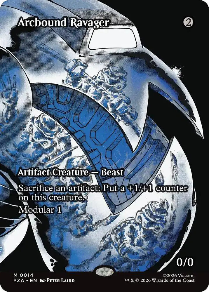 Arcbound Ravager (Borderless) (14) [Teenage Mutant Ninja Turtles Eternal-Legal]