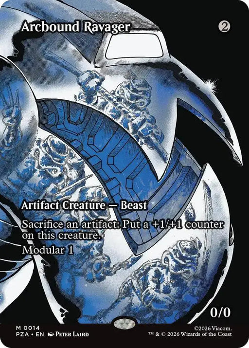 Arcbound Ravager (Borderless) (14) [Teenage Mutant Ninja Turtles Eternal-Legal]