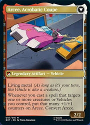 Arcee Sharpshooter // Arcee Acrobatic Coupe [Transformers] - MTG Single