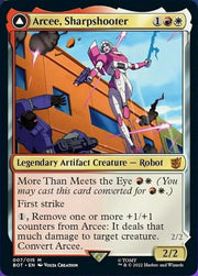 Arcee Sharpshooter // Arcee Acrobatic Coupe [Transformers] - MTG Single