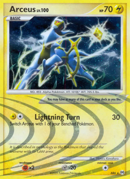 Arceus (AR6) [Platinum: Arceus] - Pokemon Single