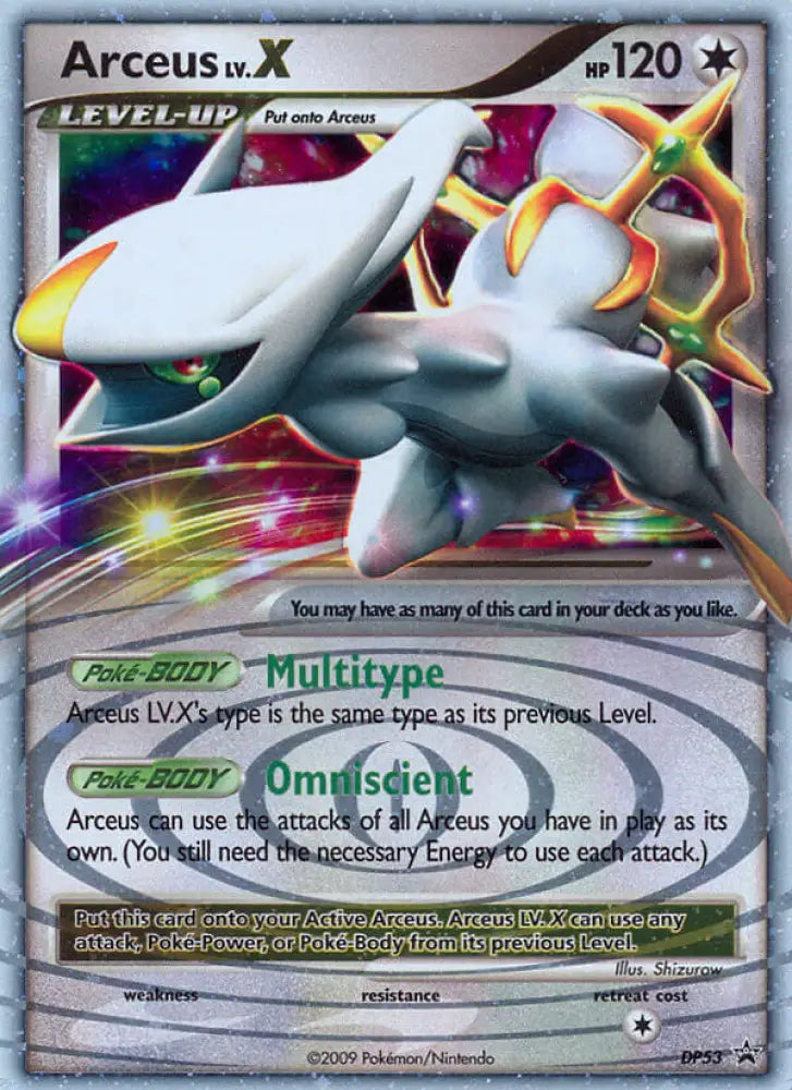 Arceus Lv.X (DP53) [Diamond & Pearl: Black Star Promos] - Pokemon Single
