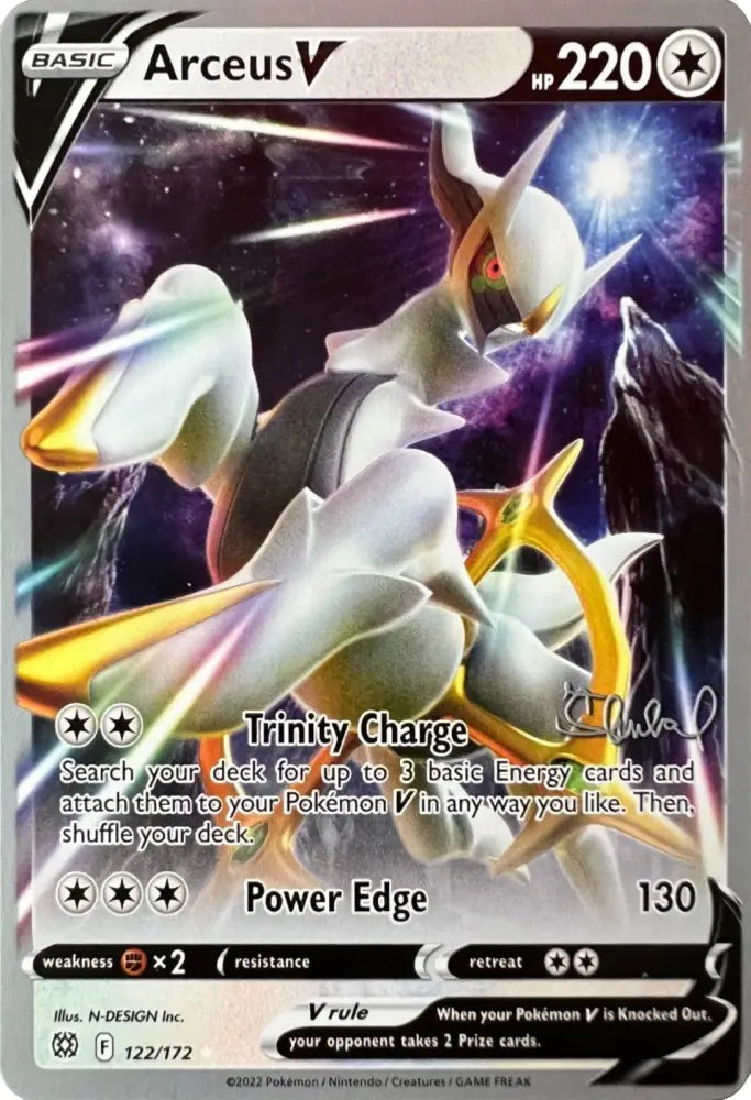 Arceus V (122/172) (ADP - Ondrej Skubal) [World Championships 2022] - Pokemon Single