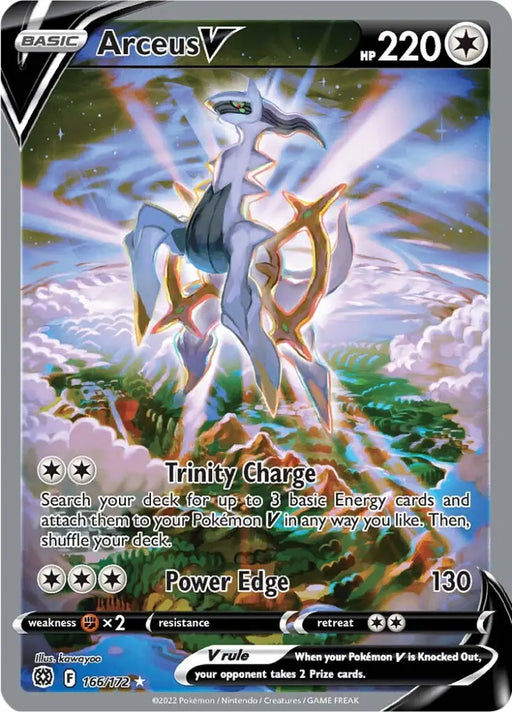 Arceus V (166/172) [Sword & Shield: Brilliant Stars] - Pokemon Single