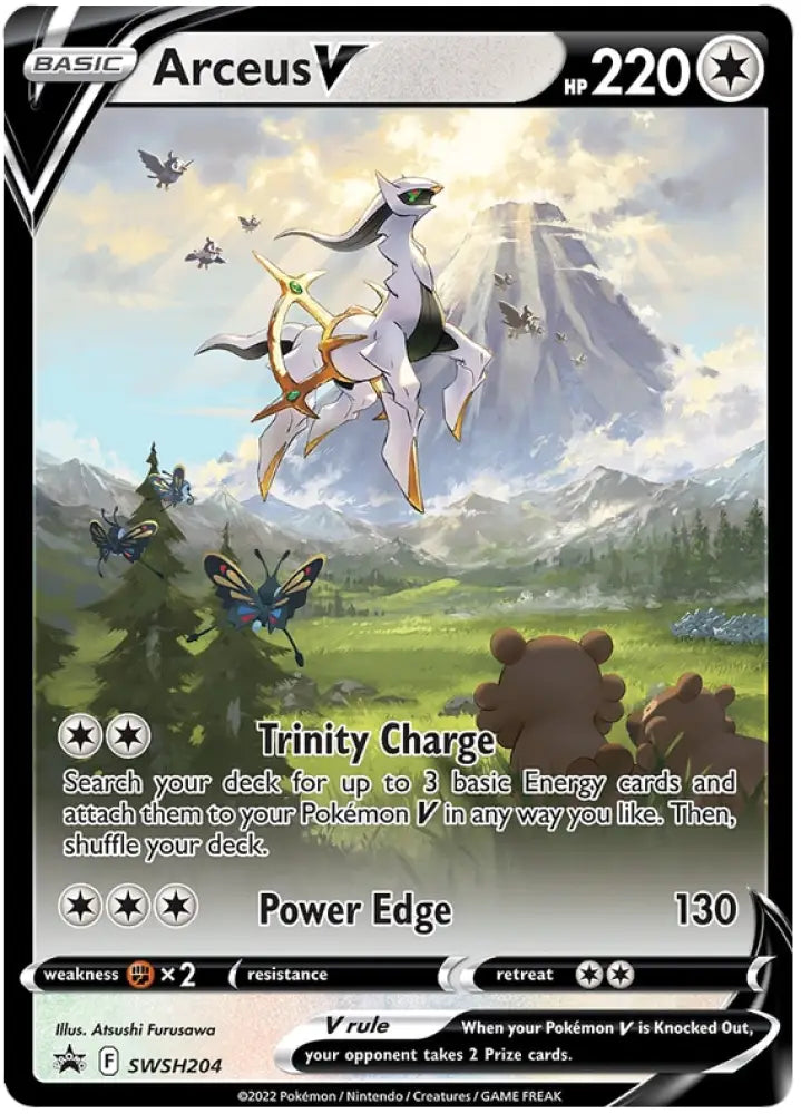 Arceus V (SWSH204) [Sword & Shield: Black Star Promos] - Pokemon Single