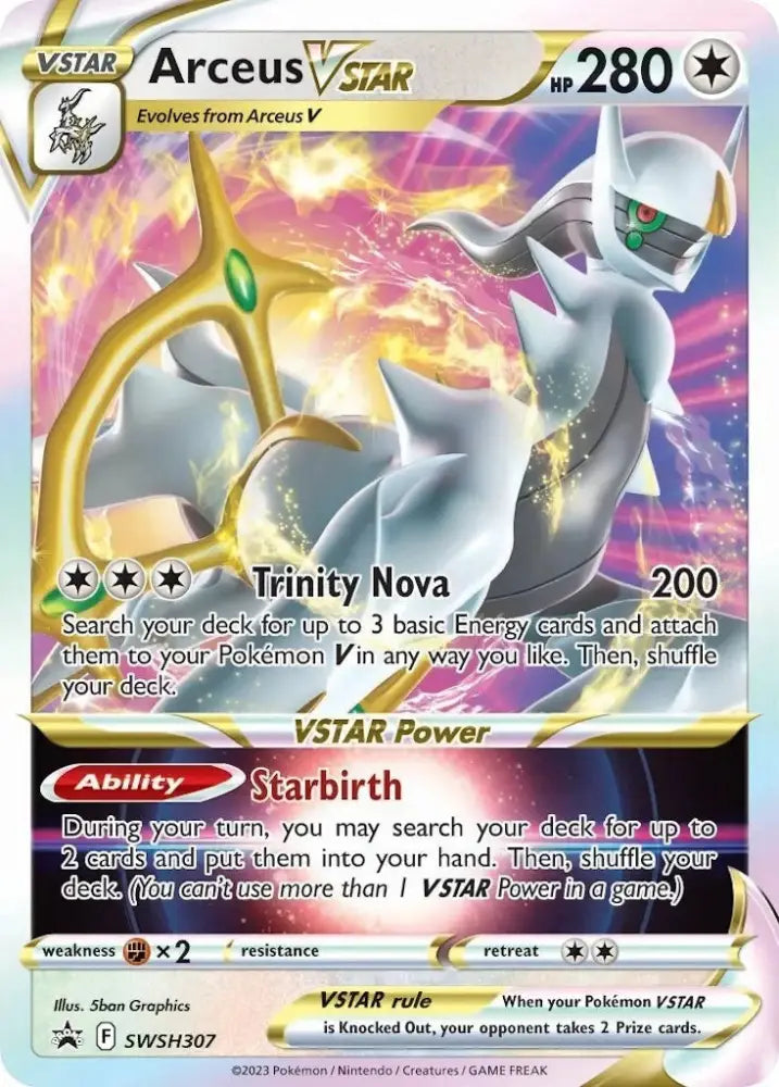 Arceus VSTAR (SWSH307) [Sword & Shield: Black Star Promos] - Pokemon Single