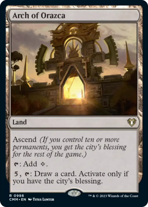 Arch of Orazca [Commander Masters] - MTG Single