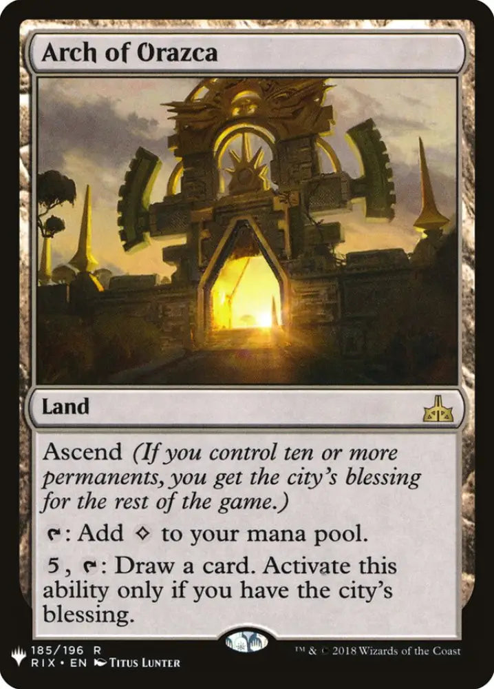 Arch of Orazca [Mystery Booster] - MTG Single
