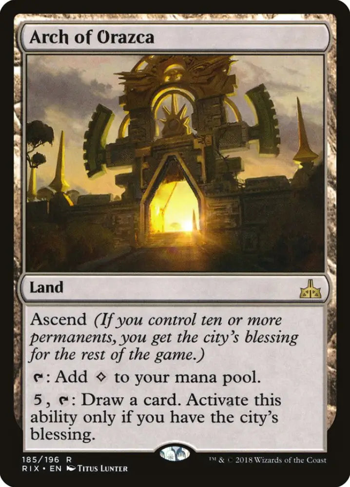 Arch of Orazca [Rivals of Ixalan] - MTG Single