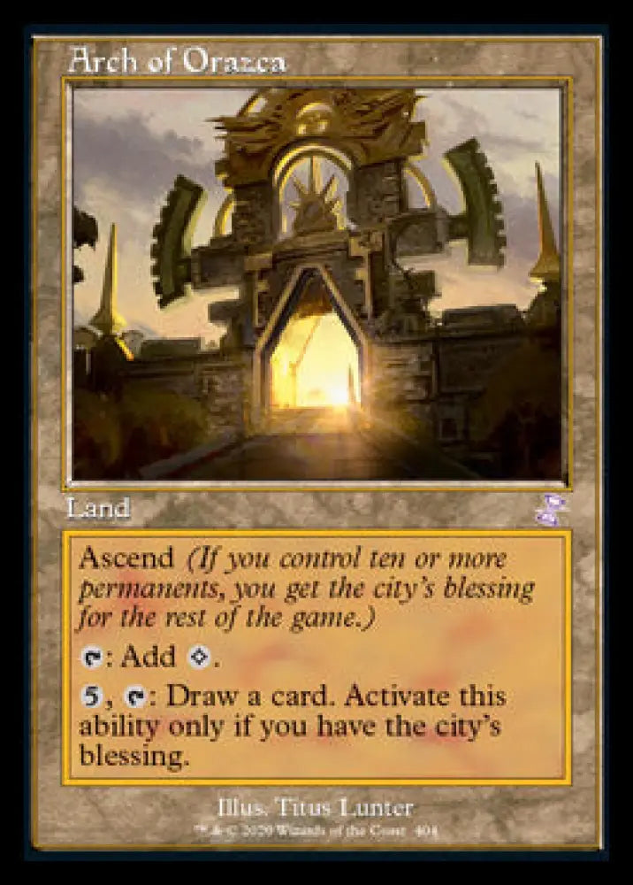 Arch of Orazca (Timeshifted) [Time Spiral Remastered] - MTG Single